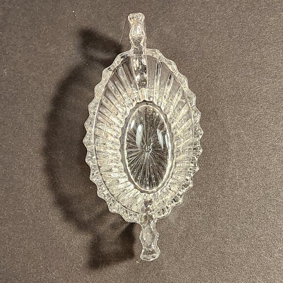 Elegant Depression Glass Heisey Ridgeleigh Creamer, Sugar, and Tray - Picture 13 of 13